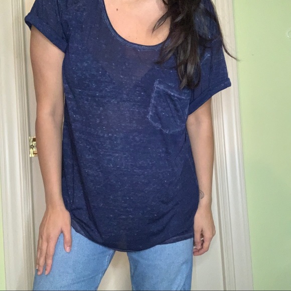Comfy blue T-Shirt - Picture 1 of 8